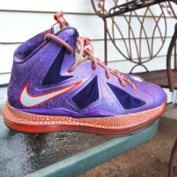Nike Lebron X 10 All Star Extraterrestrial Purple Sneakers - Picture 1 of 11